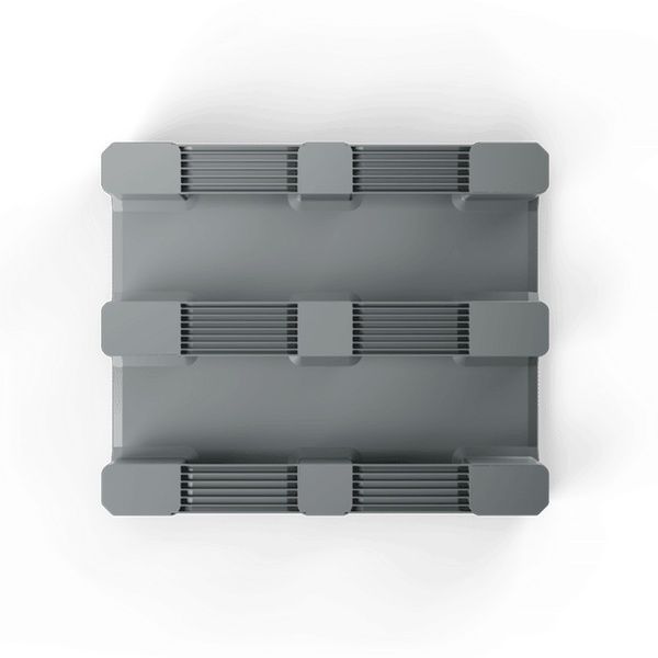 Піддон посилений для стелажного зберігання, суцільний Hygienic  i7.1 (CD-3R) 1200х1000 мм 981073 фото