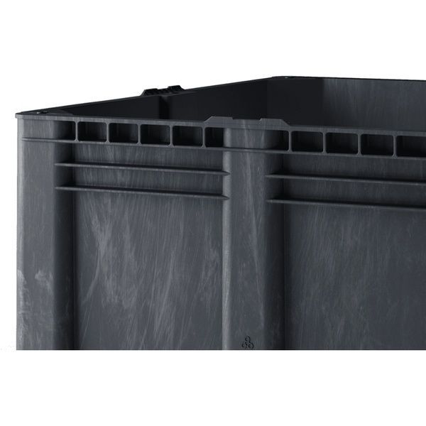Контейнер Pallet Box (CL-3OR) NSC PE BK сплошной на полозах, без угла для штабелирования 1300x1150x1250 мм Pallbox (CL-3OR) NSC фото