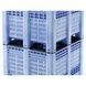 Контейнер Pallet Box (CL-3OR) NSC PE BK перфорированный на 6-ти полозьях 1300x1150x1250 мм Pallbox (VE-6OR) NSC (no stacking corner) фото 5