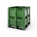 Контейнер Pallet Box (CL-3OR) NSC PE BK сплошной на 6-ти полозах 1300x1150x1250 мм Pallbox (CL-6OR) NSC (no stacking corner) фото 1